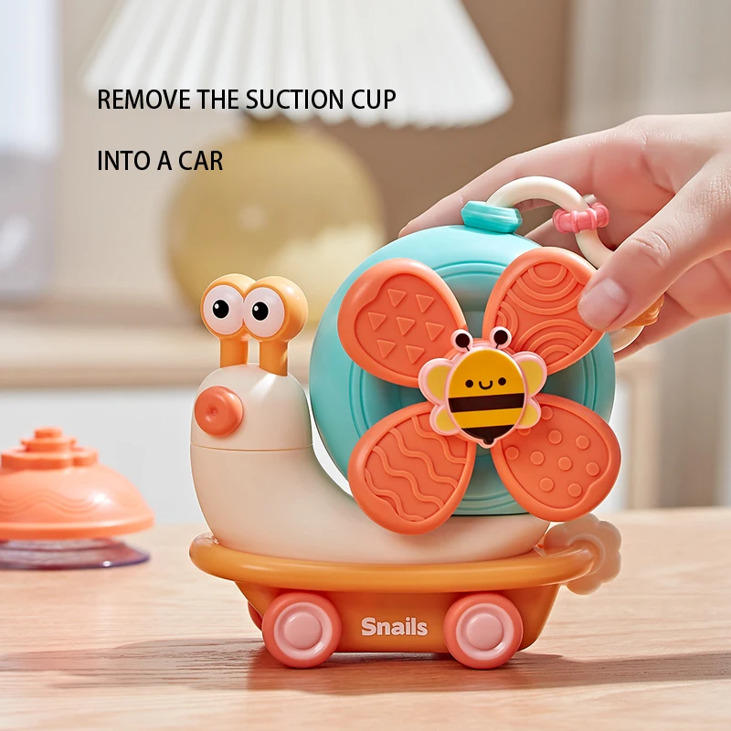 Lumaca Auto Ventosa Spinner Mulino A Vento Giocattoli Sensoriali Fine Motor Infantile Giocattoli Da Viaggio Montessori Per Le Ragazze Dei Ragazzi Regalo Neonato