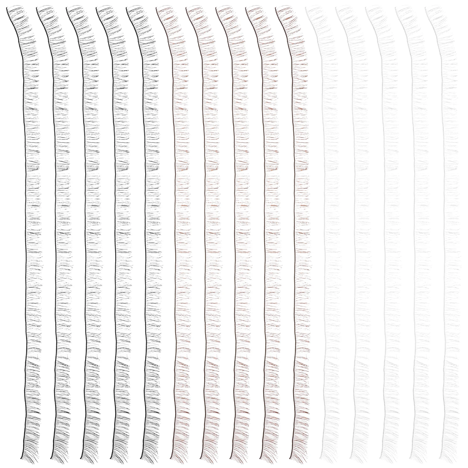 

30 шт. накладные ресницы ручной работы, детские аксессуары, аксессуары, принадлежности для самостоятельного изготовления, полоски для рукоделия, нейлон