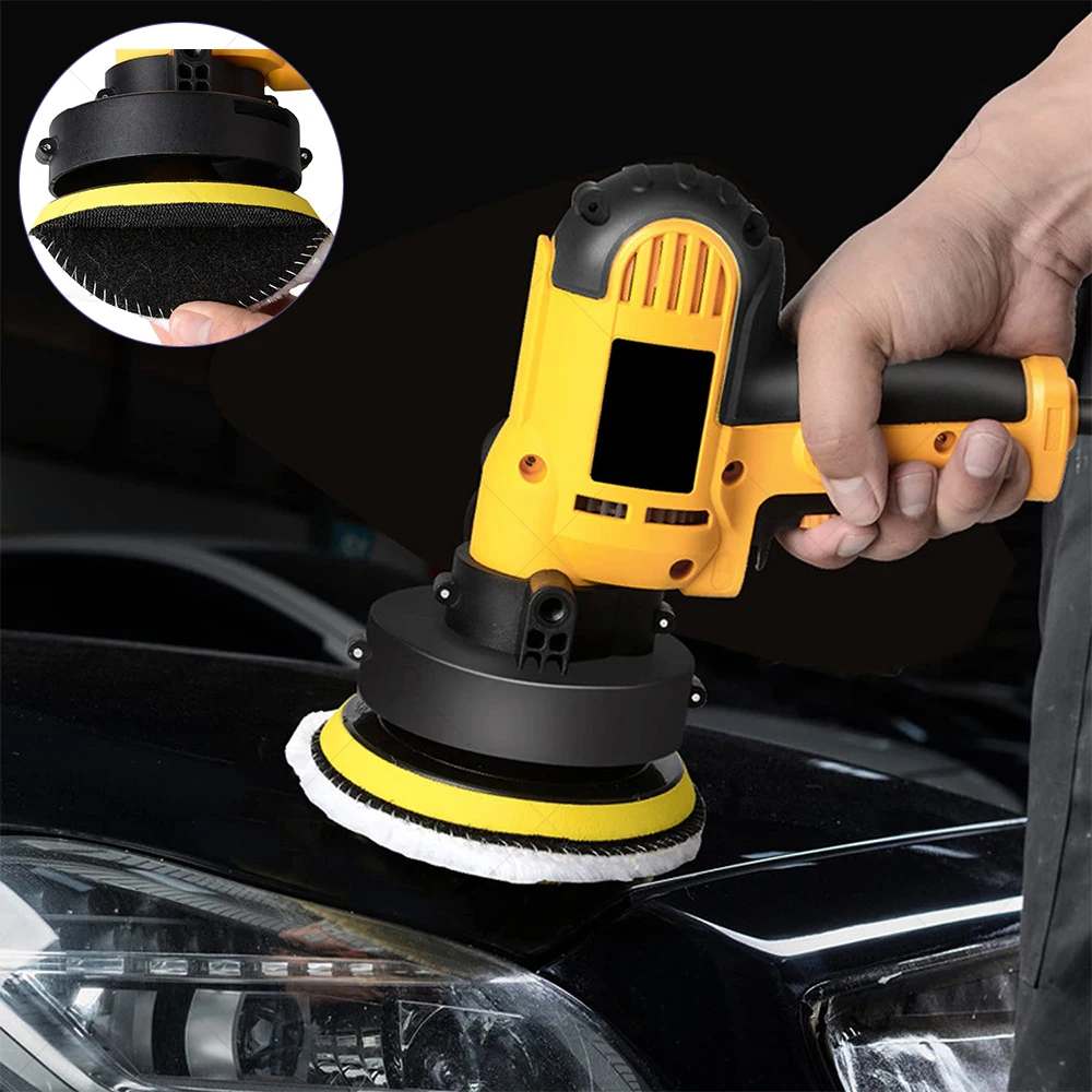 3/4/5/6/7 Inch Wool Polishing Dics Car Detailing Waxing Sponge Pad For  Polisher Auto Paint Care With M10 M14 Drill Adapter