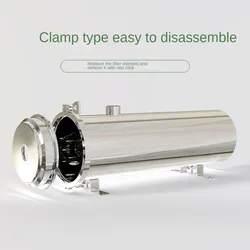 Water Filter ,Stainless Steel Central Purifier Household Tap Water Kitchen Pipe Filter Clamp Ultrafiltration Purification