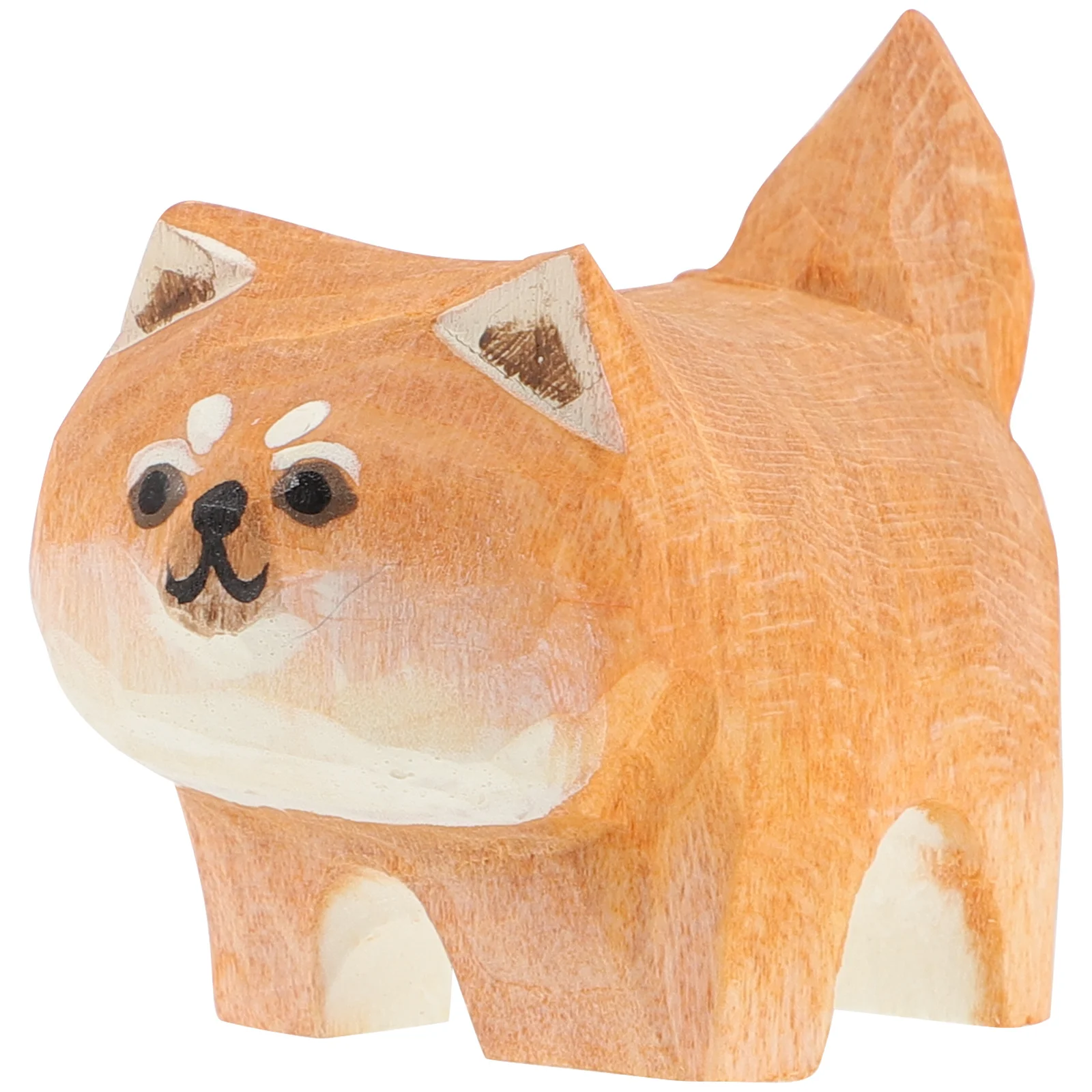 Inu الخشب النحت مصغرة نحت غرامة اتقان غرفة المعيشة غرفة نوم دراسة ديكور سطح المكتب التبعي