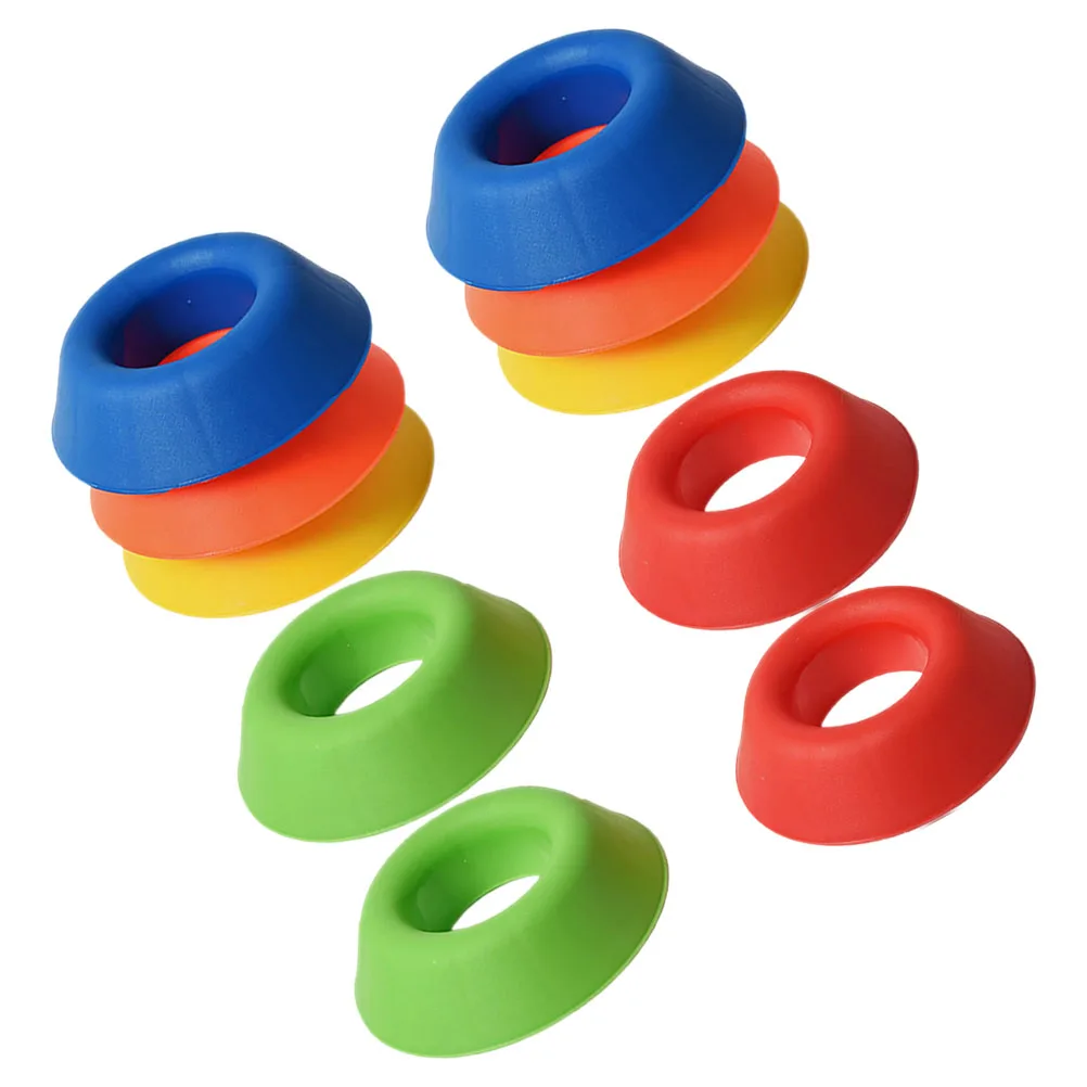 

10Pcs Stylish Round Ball Holder Stand Basketball Football Volleyball Display Durable Elegant Home Office Decor