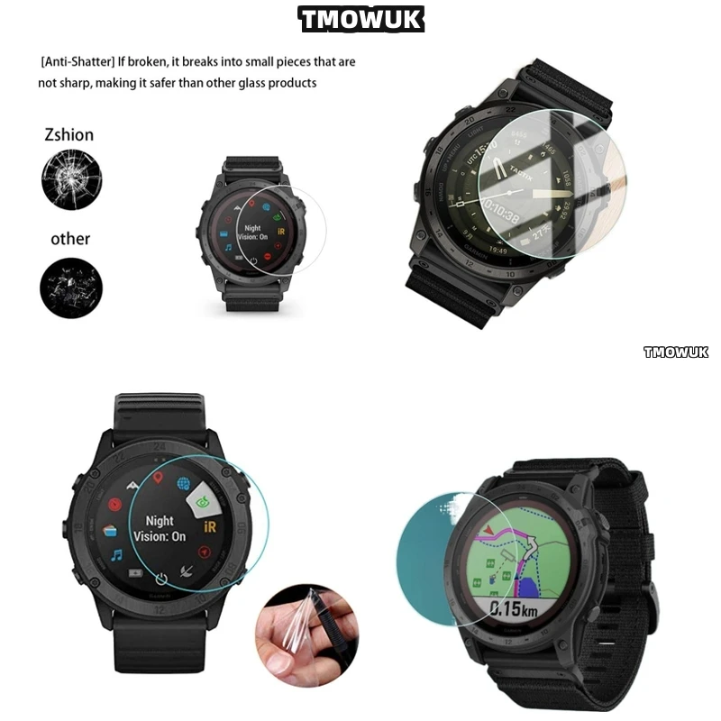 

For Garmin Tactix 7 Pro Tactix7 AMOLED Tactix 8 51mm Tactix8 47mm - Ultimate 9H Toughness Film