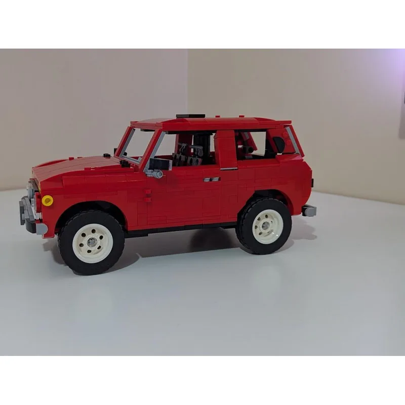 MOC-229870 novo caminhão vermelho esportes carro blocos de construção model919partsmoc criativo meninos crianças aniversário blocos de construção brinquedo presente