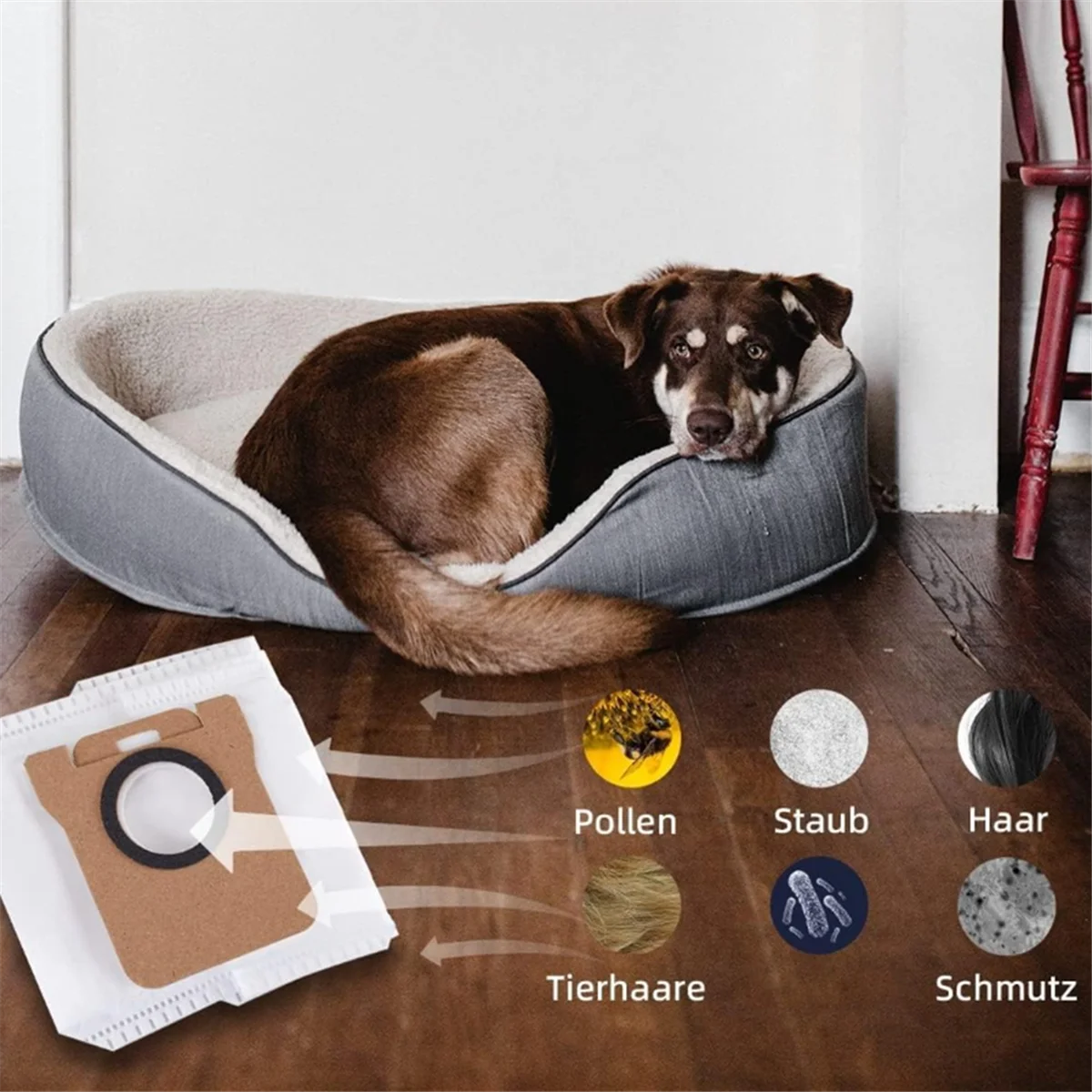 Accessories Kit for Xiaomi Robot Vacuum X20+ / X20 Plus Main Side Brush Hepa Filter Mop Cloth Dust Bag Replacement Parts image 5