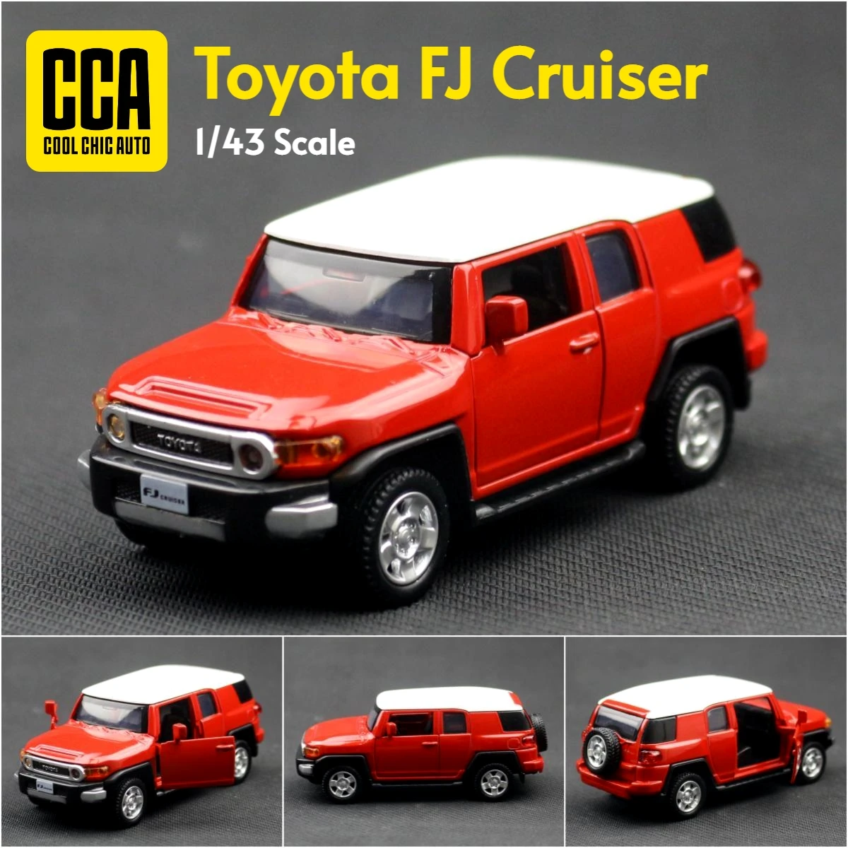 1/43 TOYOTA FJ CRUISER / FJクルーザー 1/43 Toyota FJ Cruiser Sport Toy Car Model Diecast Metal Vehicle