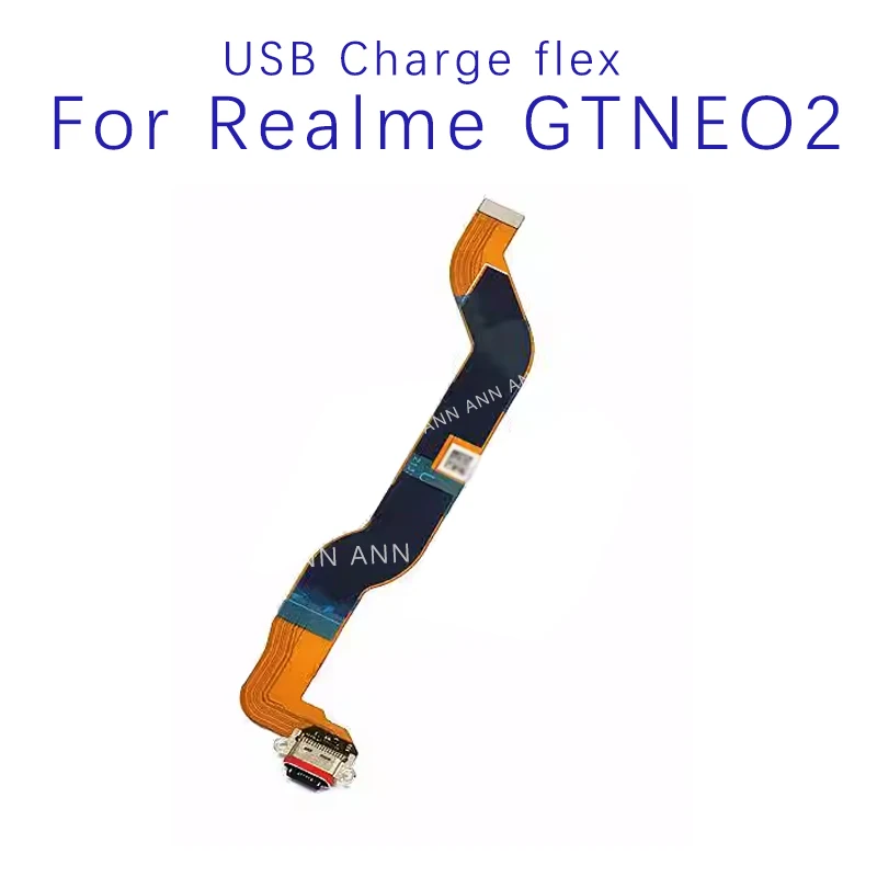 USB Charge Dock Port Socket Jack Plug Connector Flex Cable For OPPO Realme GT Neo 2 3 Master Narzo 30 Charging Board Module