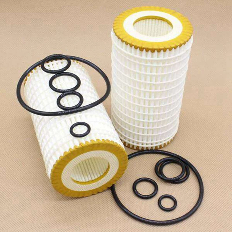 5PCS Oil Filter For Mercedes Benz CLK430 CLK500 CLS55 CLS500 E320 E350 E430 E500 C209 R171 S202 V2510001802609