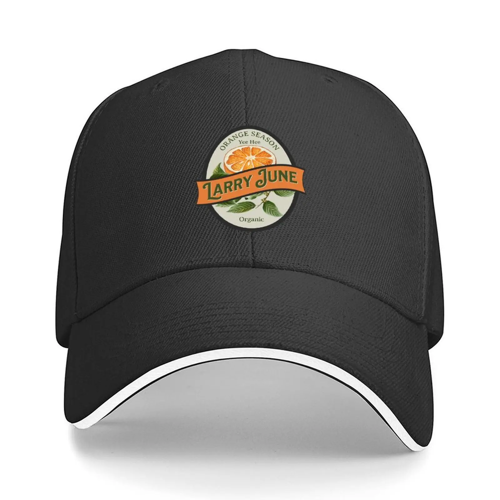 

Larry June Orange Season Yee Hee Sock It To Me Baseball Cap Hat Man Luxury Kids Hat Sunscreen Christmas Hat Hats For Men Women's