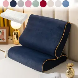 Multicolor Milk Velvet Pillow Case Memory Neck Pillowcase Soft Comfortable Pillow Cover Sleeping Pillowcase Latex Pillow Case