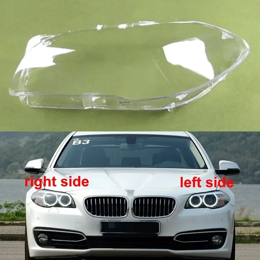 For BMW 5 Series 2011-2017 F18 F10 520 525 535 530 Headlight Shell Headlamp Transparent Lampshade Cover Lens Plexiglass