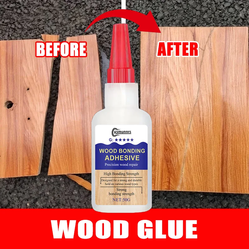 

Wood Glue Strong Adhesive for Furniture Floor Chair Table Wood Repair Quick Dry Transparent Bonding Glue