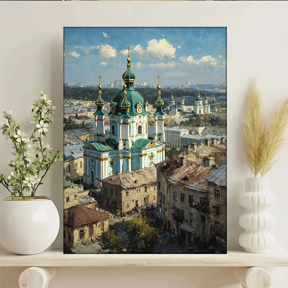 500/1000/1200/2000 Teile Puzzles für Erwachsene Ukrainischer Architekturstil, Puzzle-Gehirnspiele Geschenke Wohndekoration