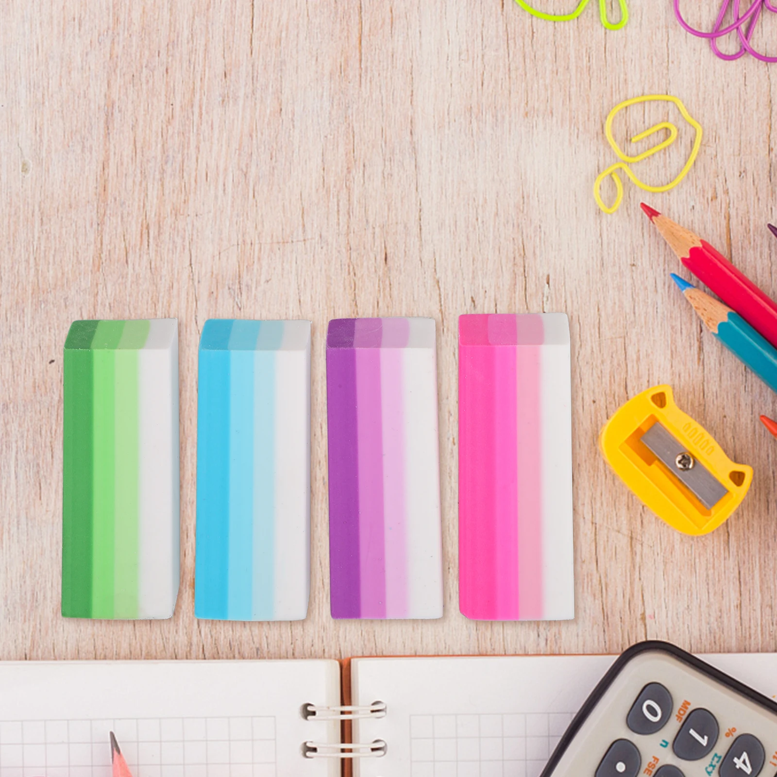 

16 Pcs Eraser Set Erasers for School Soft Classroom Painting Pencils Tpr Student Drawing Office