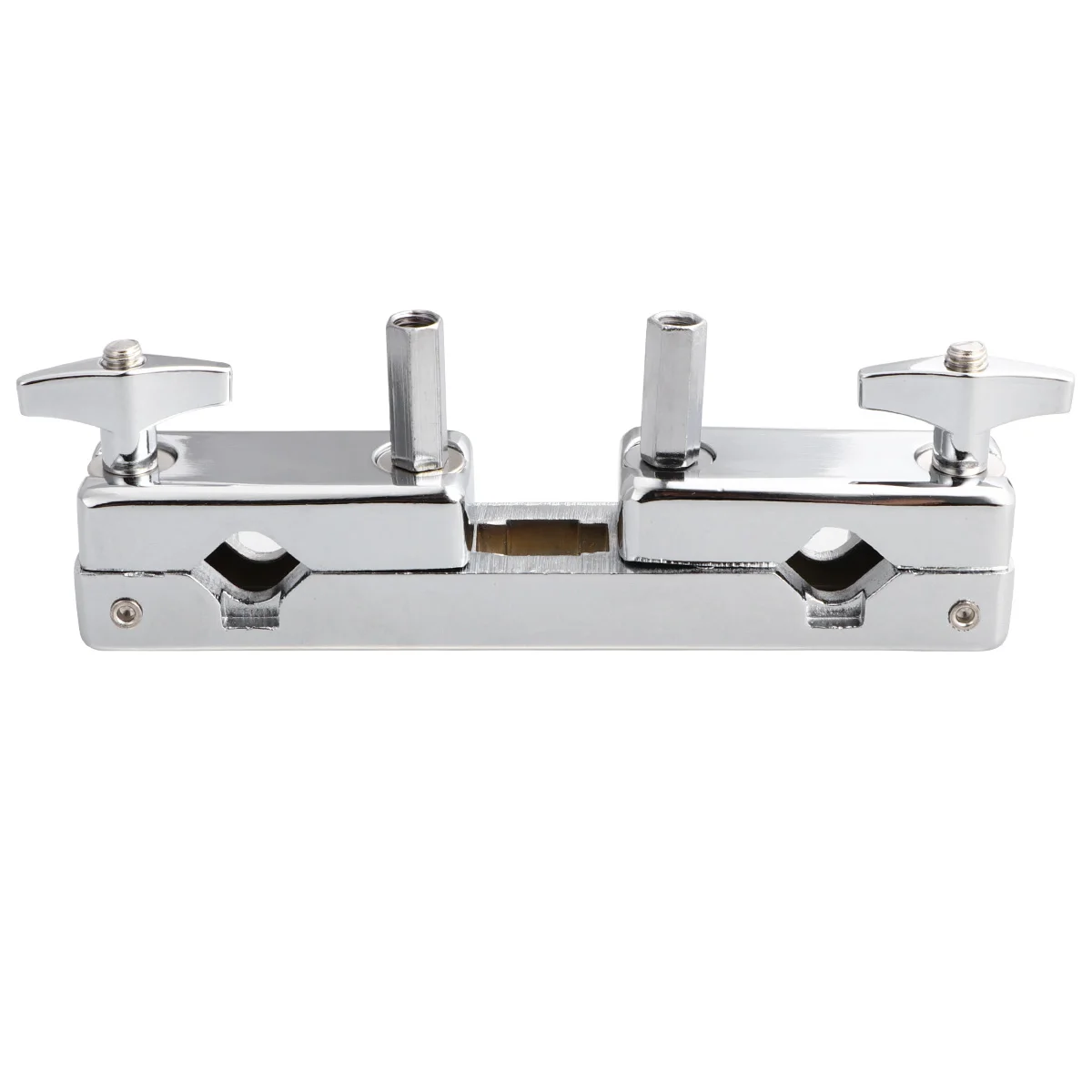 

Drum Clamp Holder Accessory Multi-function Clip Accessories Silver Double Mouth