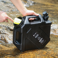 10L Water Storage Container with Faucet Drinking Water Bucket Large Capacity Water Dispenser Carrier for Vehicle Car Camping