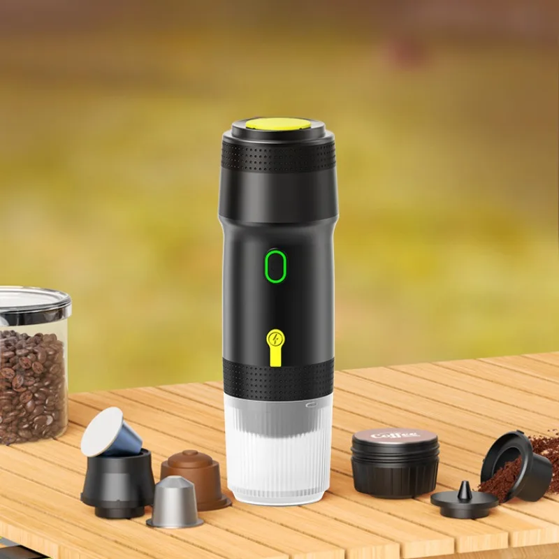 New Designed Coffee Maker Usb Rechargeable Portable Self Cleaning Travel Capsule Smart Coffee Makers