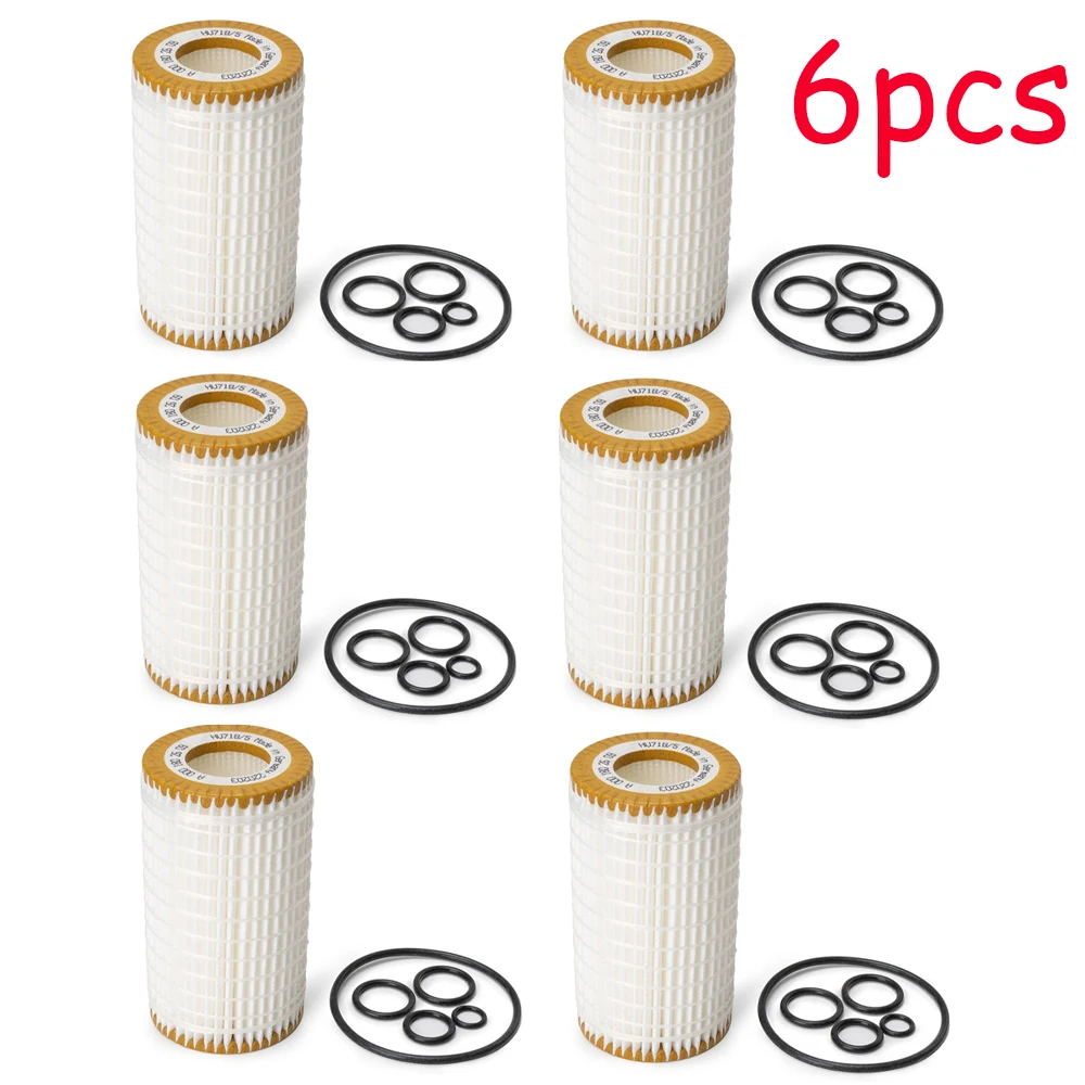 

6pcs/lot New Car Engine Oil Filter 0001802609 A0001802609 For Mercedes-Benz C230 E280 S430 SL500 G550 SLK350 Car Accessories