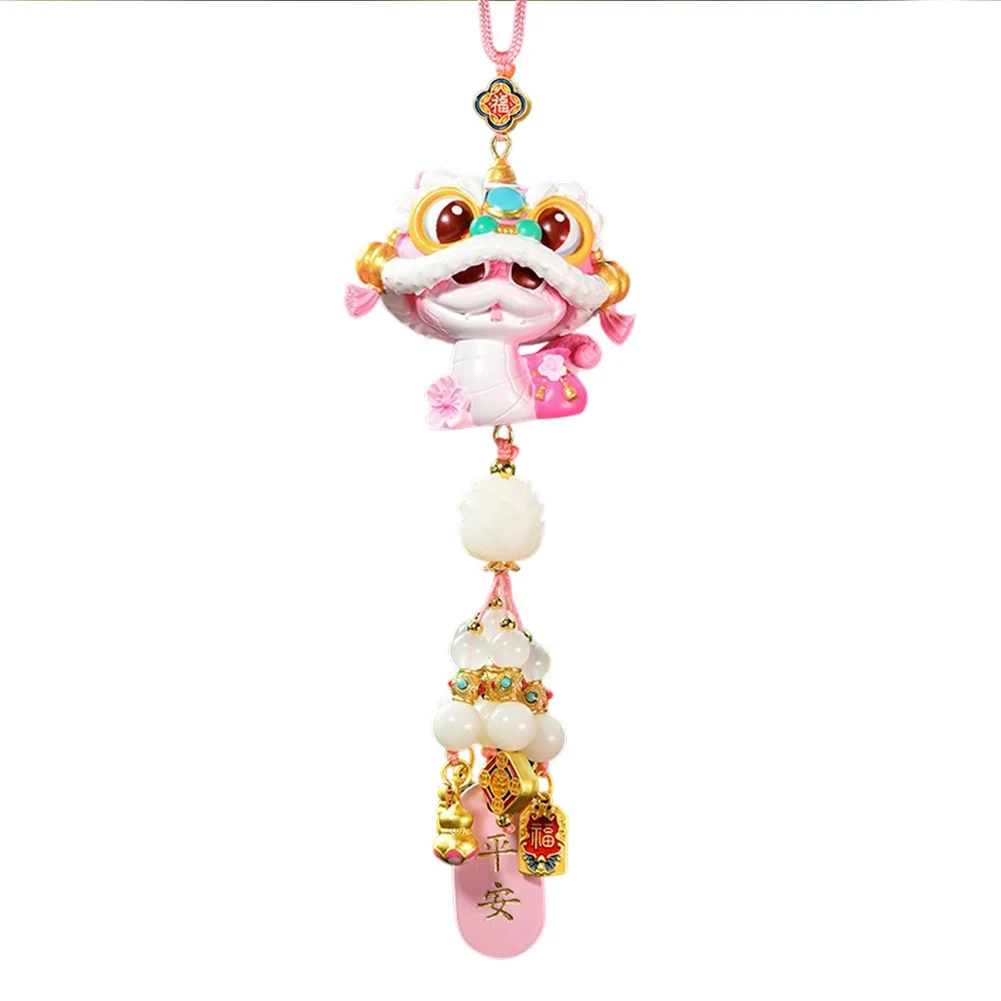 

Year Of The Snake Pendant Blessing Hand-painted Ornament Mascot Car Decoration Sunlight Resistant Unique Craftsmanship