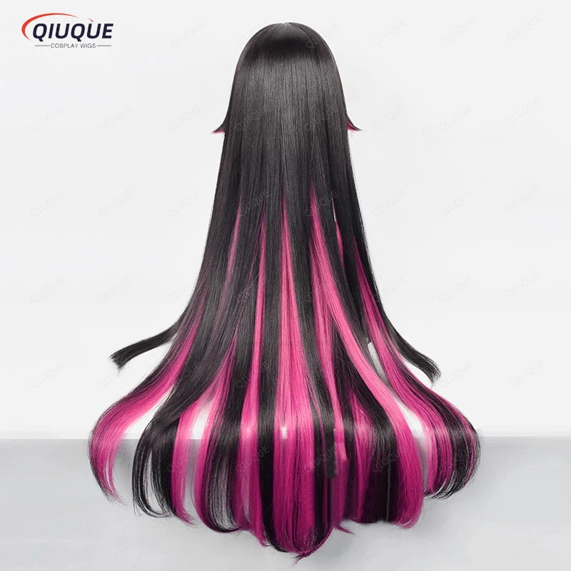 Trò Chơi Genshin Tác Động Fatui Cosplay Columbina Tóc Giả Dài 105Cm Gradient Nhiệt Chống Tóc Tổng Hợp Anime Đảng Bộ Tóc Giả + Tặng Bộ Tóc Giả mũ Lưỡi Trai