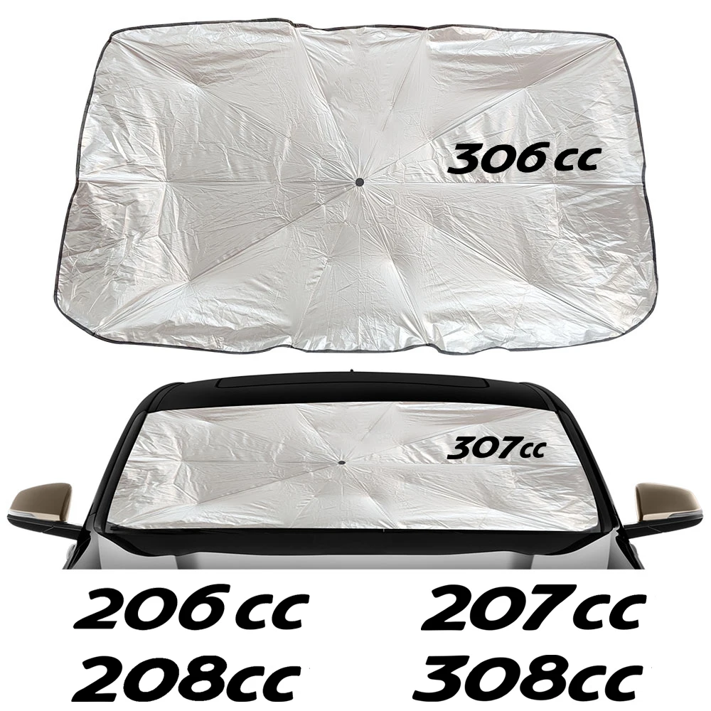 Автомобильный солнцезащитный козырек, зонтик для Peugeot 206CC 207cc 208CC 306CC 308CC 307cc GT, автомобильные солнцезащитные козырьки на переднее окно, аксессуары