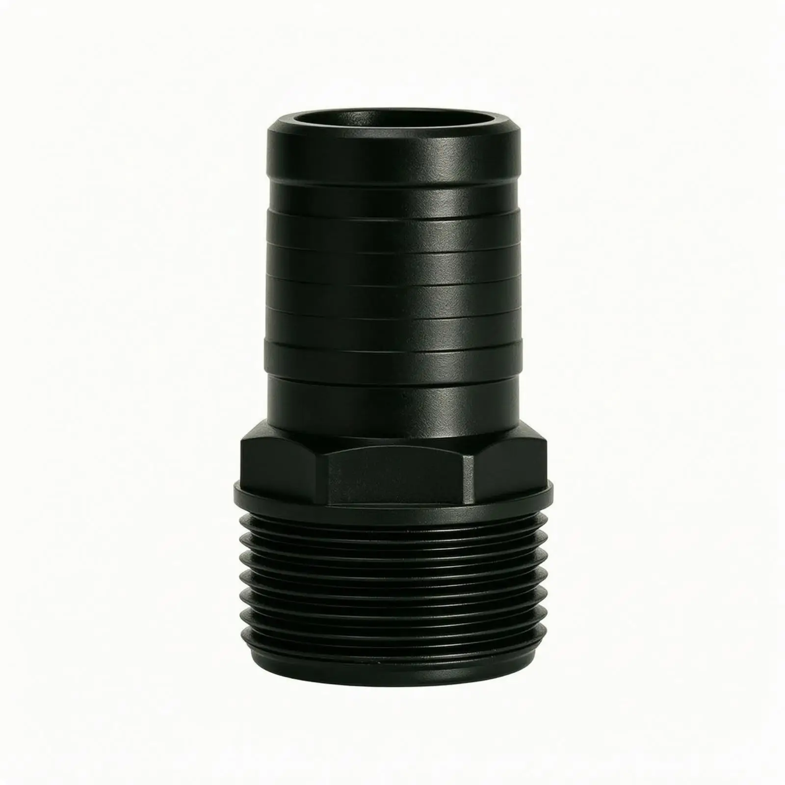 1.5 Inch Pool Hose Adapter ABS Black Barbed Fitting for Inflatable Pool Pump Connection
