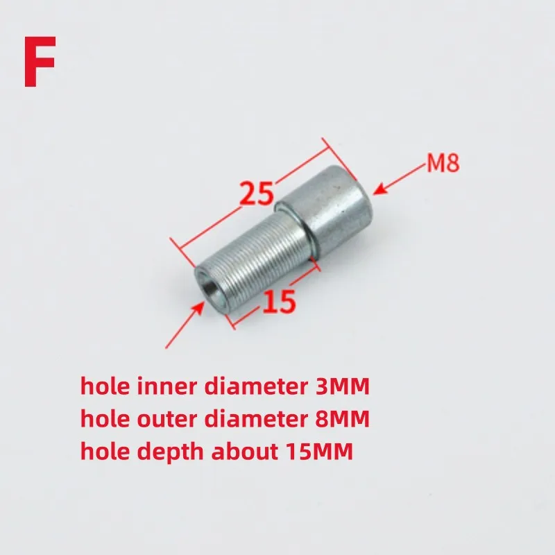 Imagem -06 - Elevador Hall Porta Wire Rope Head m5 M6hollow Screw Acessórios de Ajuste de Fio de Aço mm mm Pode Ser Usado 10 Pcs