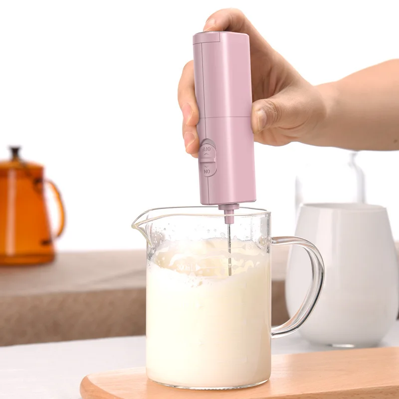 Mini Handheld Milk Beater Electric Coffee Beater Cream Mixer Milk Frother Kitchen Household Electric Egg Beater