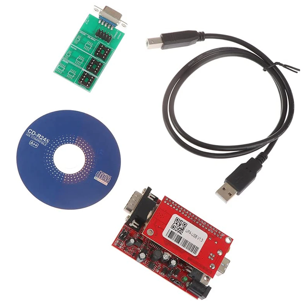 

USB-программатор UPA V1.3 Главный блок и адаптер Eeprom UPA-USB ECU Программатор Диагностический инструмент Инструменты для настройки чипов UPA