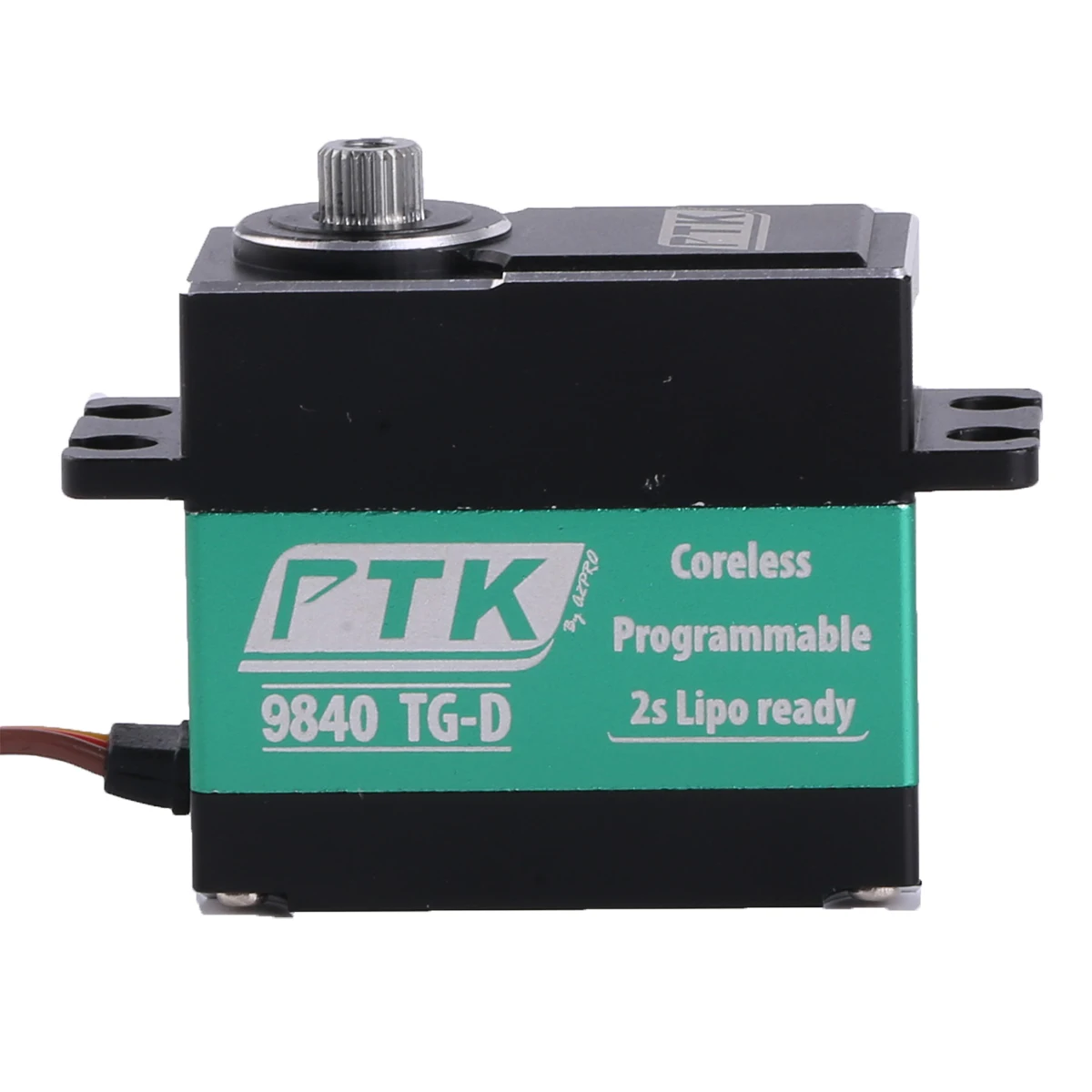 

PTK 9840 TG-D 8.4V High Voltage Brushless metal Servo 35Kg (include the servo arm) full metal digital servo