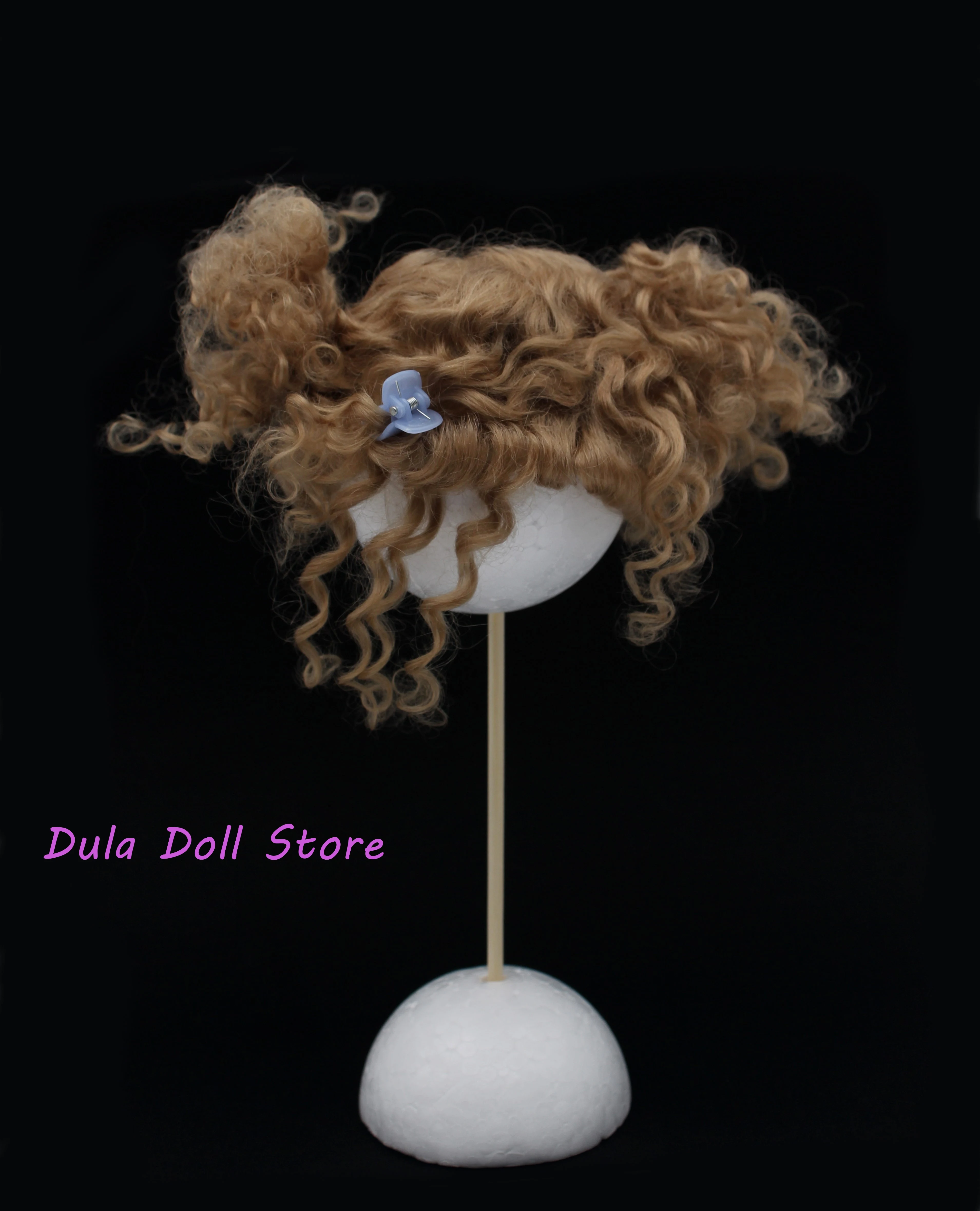 2026 Dula Doll Wigs for Blythe Qbaby Multicolored Mohair Exploding Head Curls 9-10 Inch Head Circumstance