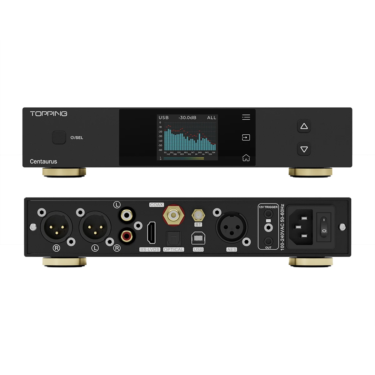 Pre-order TOPPING Centaurus Fully Balanced R2R DAC Hi-Res Audio & DSD512 Native & PCM768kHz Bluetooth 5.1
