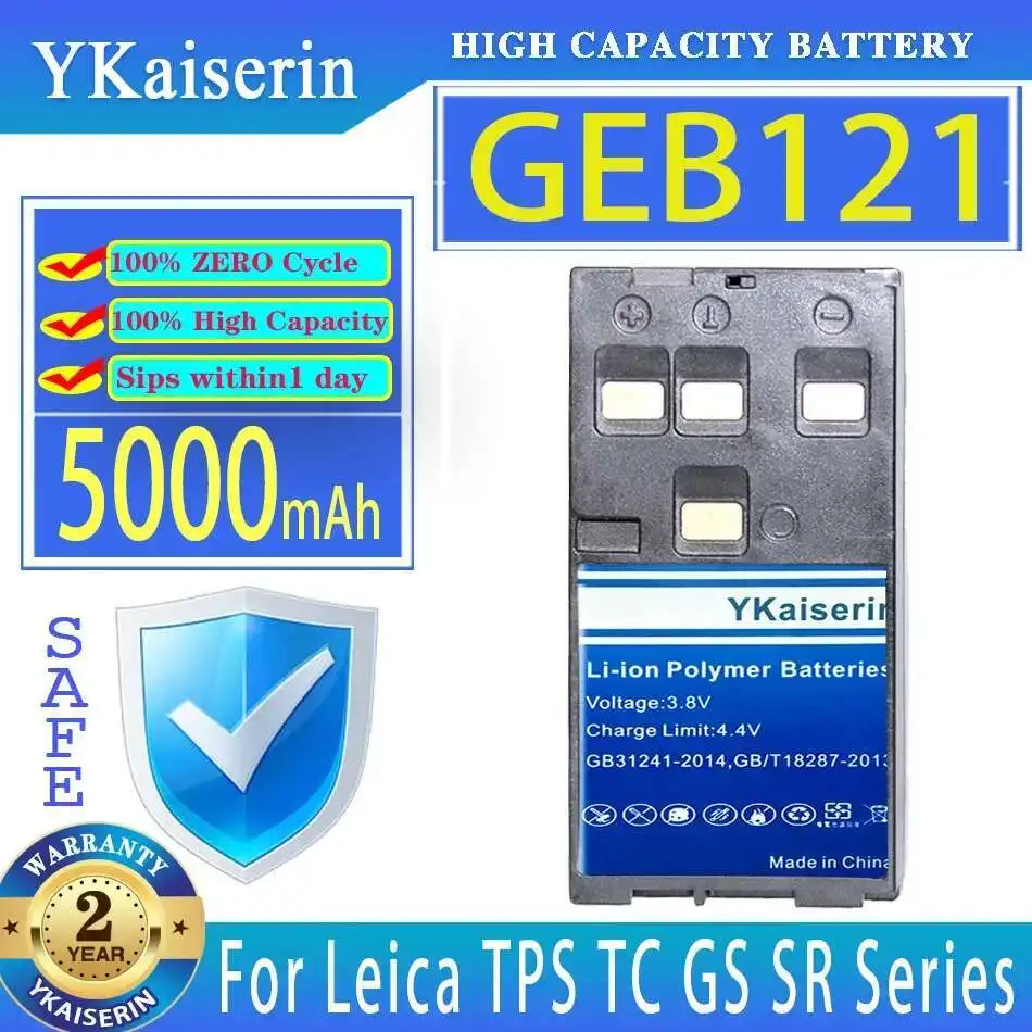 

Measuring Instrument Battery GEB121 5000Mah For Leica Tps TC GS SR Series Survey Total Station