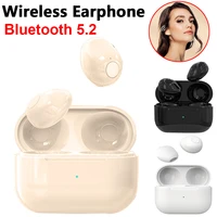 Auriculares invisibles Mini auriculares Bluetooth TWS inalámbricos con micrófono llamada HD auriculares semiintrauditivos reducción de ruido