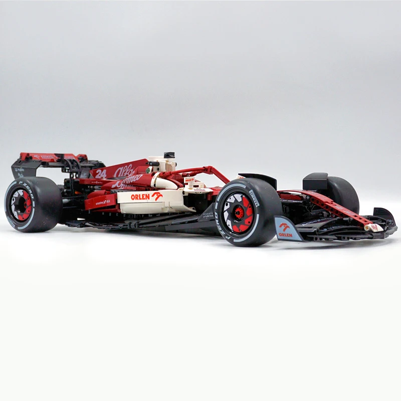 CADA MOC Technical Champions Formula F1 Car C64005 1:8 Race Sports Vehicle Building Blocks Brick Puzzle Toy Kids Christmas Gift