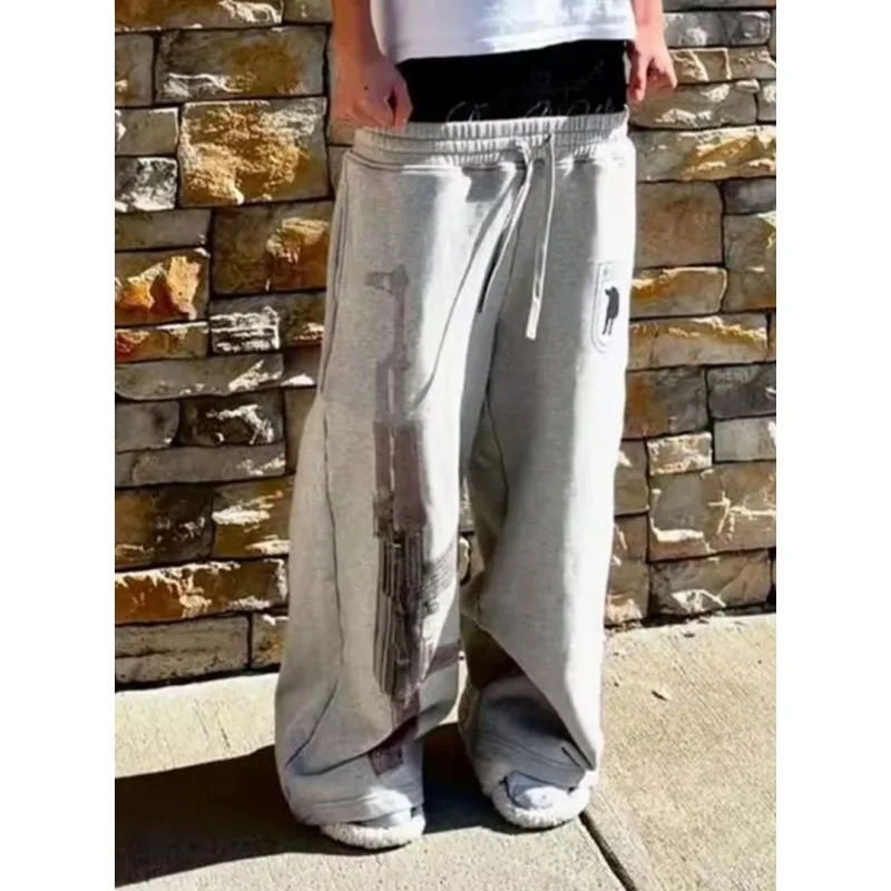 

Панк High Street Хип-Хоп Рок Поп Модные Удобные Универсальные Повседневные Брюки Американские Винтажные Готические Уличные Повседневные Брюки эмо