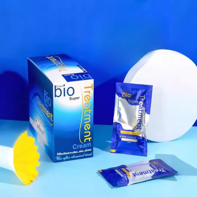 

24x30 мл Таиландская биомаска для волос, глубокое восстановление сухих вьющихся и поврежденных волос, раздвоение химической завивки, кератиновый кондиционер