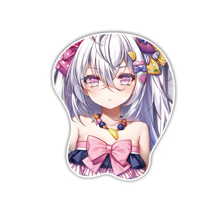 Shirasu Azusa 3D Mouse Pad Blue Archive Game Hand Wrist Rest Mousepads Oppai Soft Mouse Mat Office Work Gaming Otaku XMAS Gift