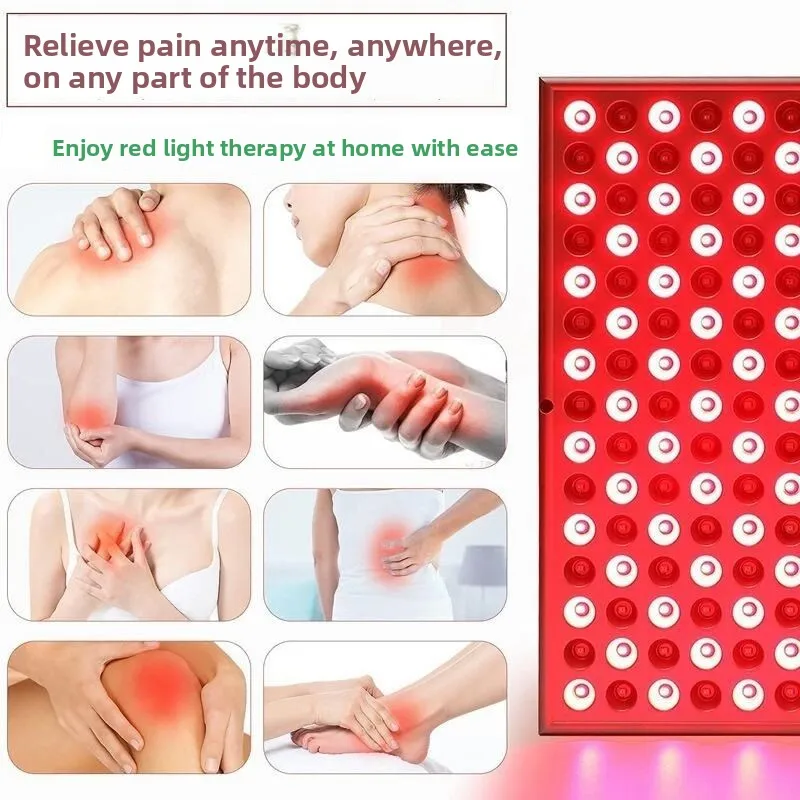 660nm near Infrared Red Light Therapy Lamp 850nm Red Light Combo Far Infrared Physiotherapy Heat Lamp for Home Use Muscle Pain R