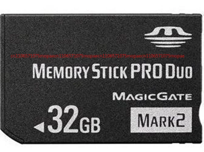 بطاقة ذاكرة Mark2 Memory Stick MS Pro Duo المستخدمة لسوني 32 جيجابايت PSP وكاميرا Cybershot #1