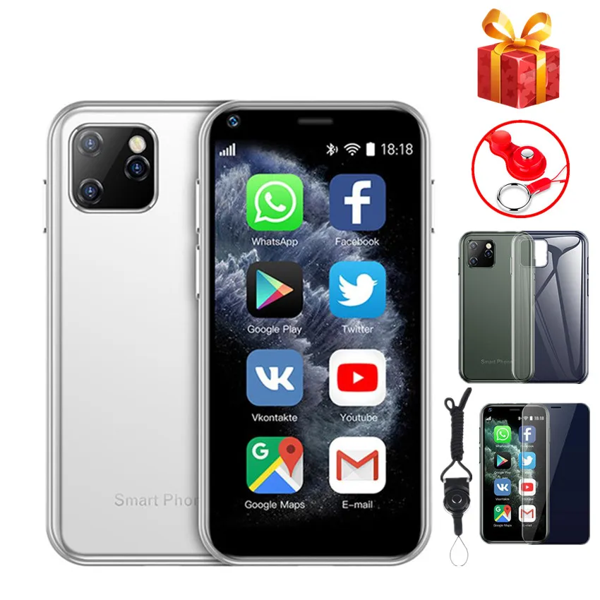 

XS11 3G Mini Smart Android Phone 2.5 Inch WIFI GPS 1000mAh RAM 1GB ROM 8GB Quad Core Google Play Small Mobile Device