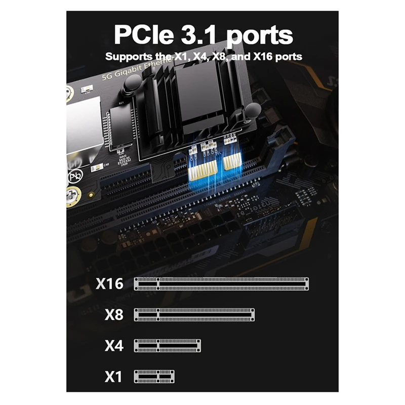 5G PCI-E To RJ45 Ne…