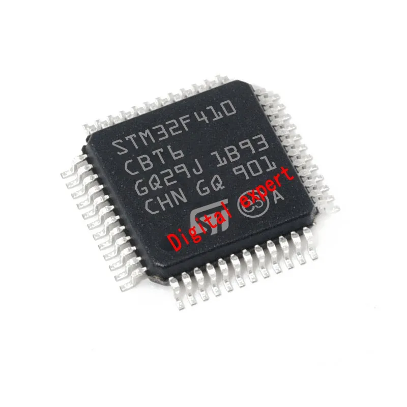 (1-5 kancing) 100% nieube Chipset STM32F410 CBT6 Chipset QFP-48