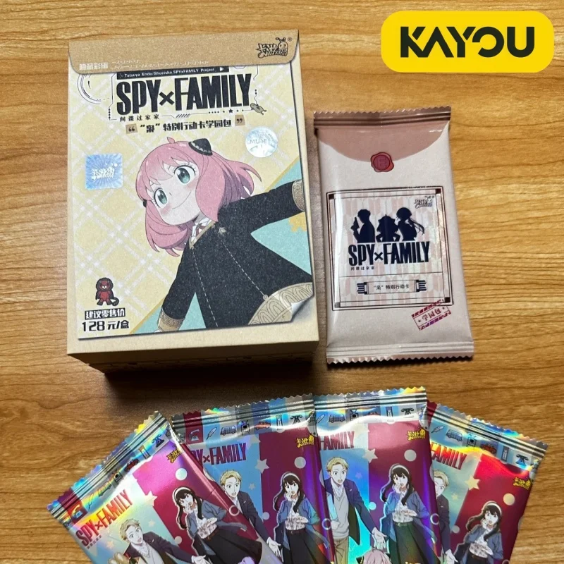 

Новые коллекционные карты KAYOU Spy Family Ssr Ur, аниме Acg, игрушки с персонажами для детей, подарки на день рождения, коллекционные карты Acg Anime