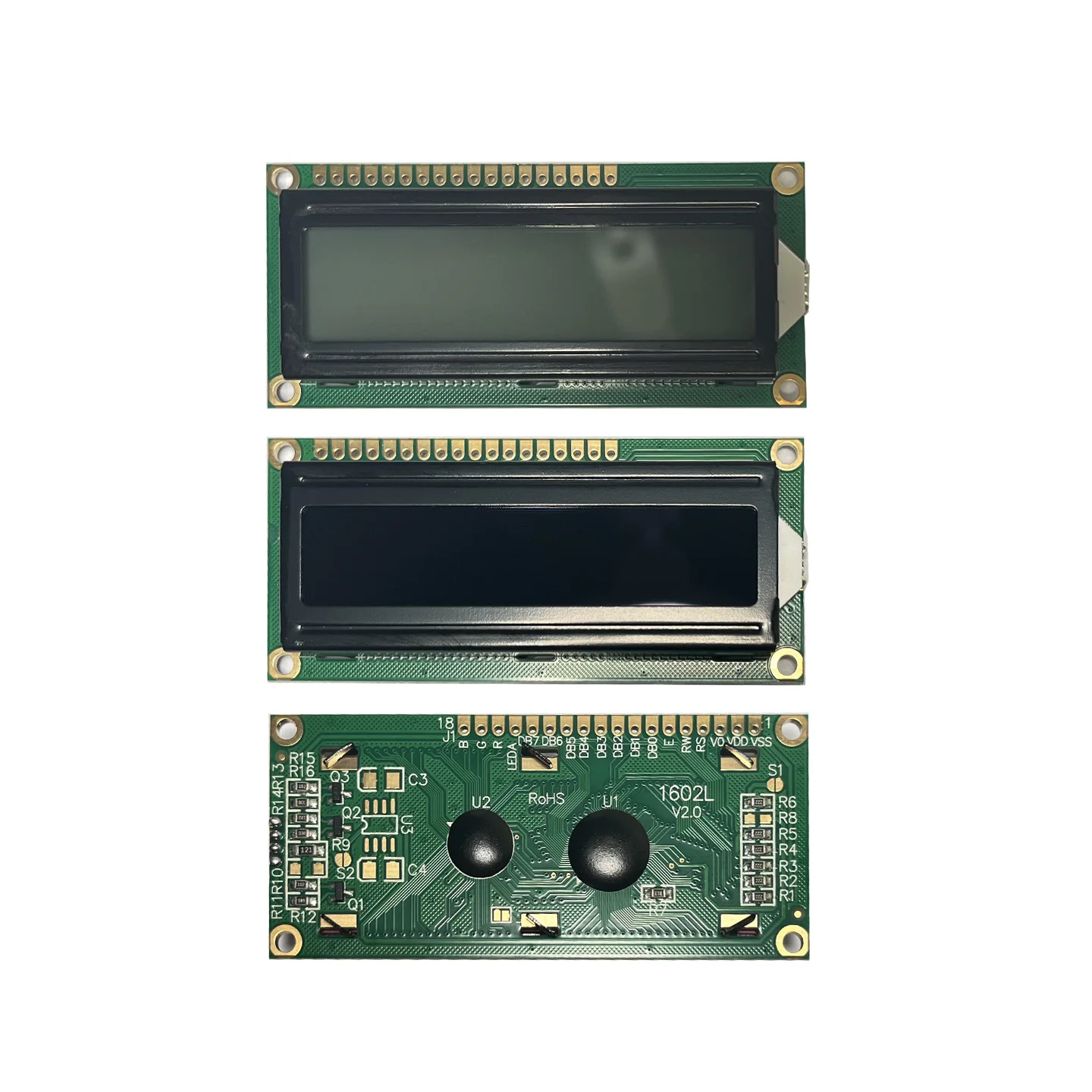 16x2 1602 LCD Display 7 color RGB backlight  LC162E good quality
