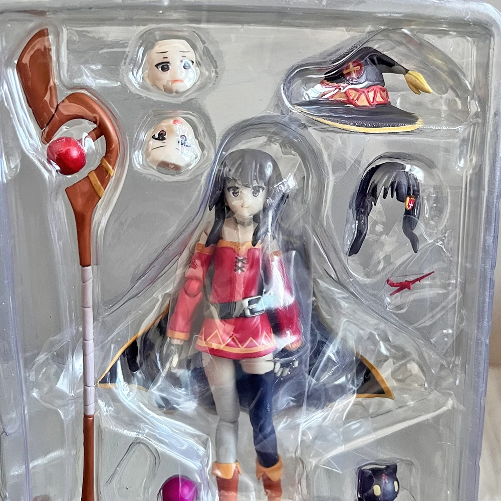 Figura de Anime Sekai Figma 407, Konosuba Megumin Bless This Wonderful World 2, modelo hecho a mano, muñeca de juguete, regalos de cumpleaños