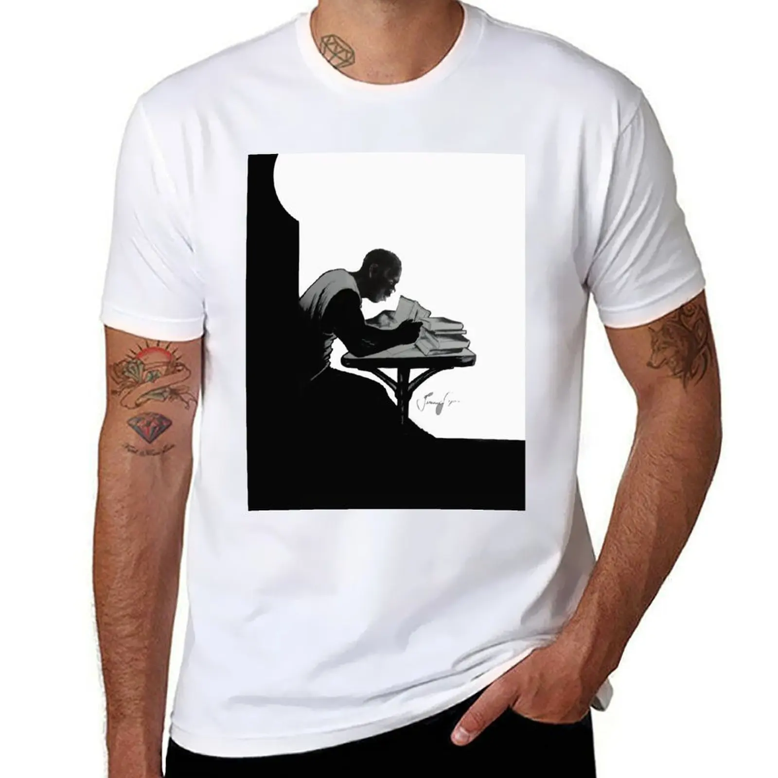 T-Shirt érudit t-shirts pour homme graphique drôle homme t-shirts coton T-Shirt