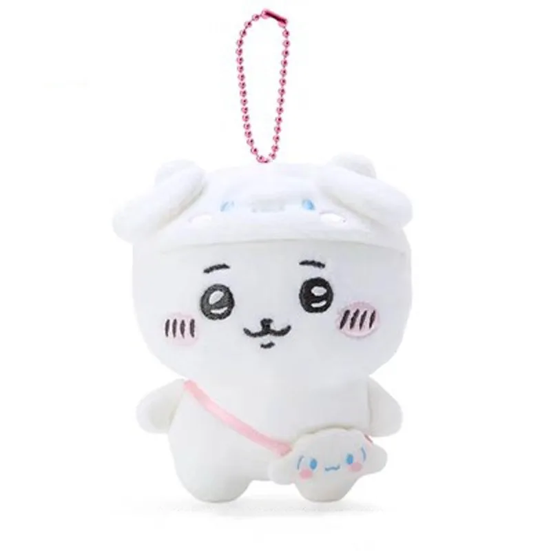 Chiikawa hashiware Usagi mainan boneka mewah gantungan kunci boneka untuk hadiah anak-anak