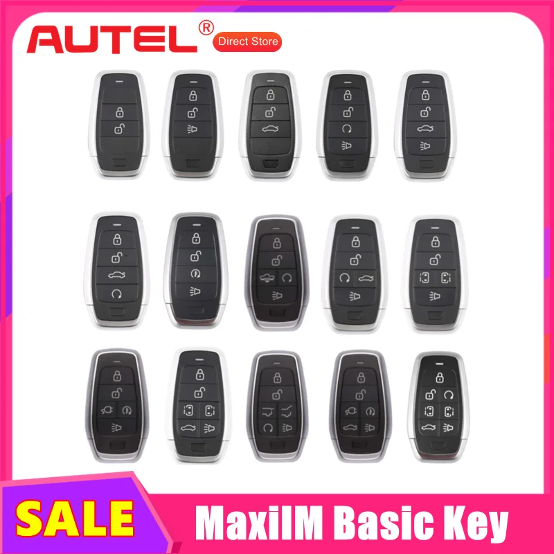 

AUTEL MaxiIM Standard Basic Independent Universal Smart Key 315 433MHZ Used with KM100 IM508S IM608PRO Key Programmer