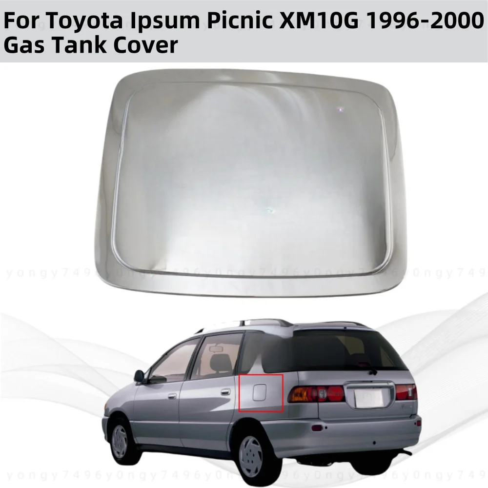 

For Toyota Ipsum Picnic XM10G 1996 1997 1998 1999 2000 Car Stickers Chrome Accessories Fuel Tank Covers Trim Paste Style